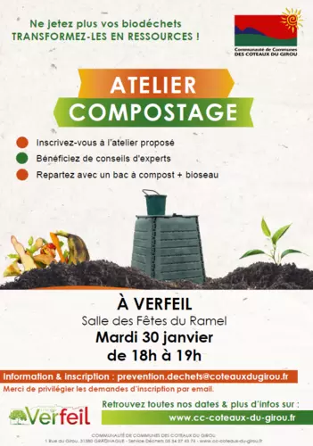 Atelier compostage - REPORT DE DATE Image 1