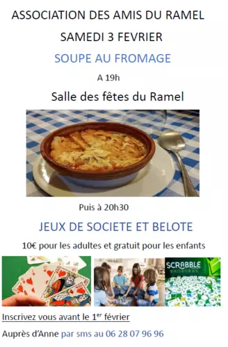Soupe au fromage et soirée jeux Image 1