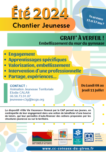Chantier jeunesse Graff' à Verfeil Image 1