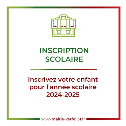 Inscriptions scolaires Image 1