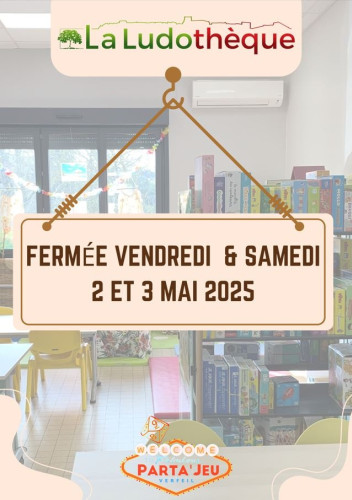 Fermeture de la Ludothèque Image 1