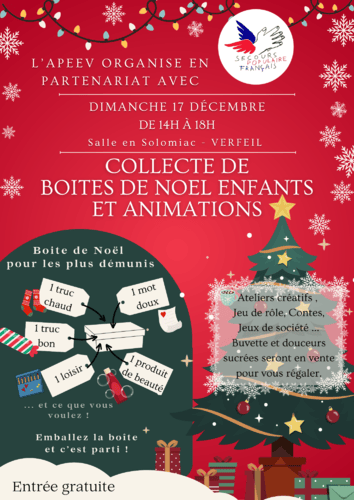 Collecte de Boites de Noel &amp; animations Image 1