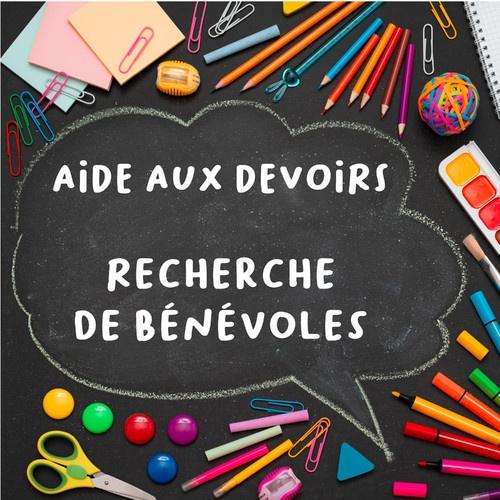 Recherche Bénévoles pour l'aide aux devoirs