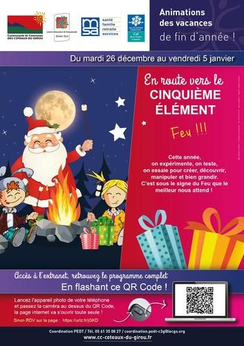 VACANCES DE NOEL - INSCRIPTIONS ALSH