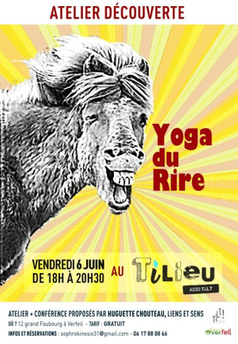 Atelier découverte : yoga du rire Image 1